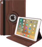 iPad Hoes 2017 - iPad 2018 Hoes - 9.7 Inch - iPad Hoes 2018 - iPad 2017 Hoes Book Case 360 Graden Bruin