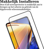 Screenprotector geschikt voor Xiaomi Poco F4 - Gehard Glas Beschermglas Tempered Glass Volledig Dekkende Screen Protector