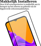 Screenprotector geschikt voor Samsung Galaxy Xcover Pro 2 - Gehard Glas Beschermglas Tempered Glass Volledig Dekkende Screen Protector