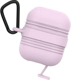 Waterdichte Hoesje geschikt voor Airpods 1 / Airpods 2 - Shock Proof Siliconen Waterproof Case Cover Hoes Roze