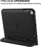 iPad 10.2 2019 / 2020 / 2021 Hoes - Kinder Back Cover Kids Case Hoesje Zwart