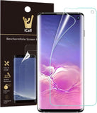 Screenprotector geschikt voor Samsung Galaxy S10e | Glas PET Folie Screen Protector Transparant iCall | Full-Screen