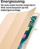 Samsung Galaxy Tab A8 Hoes - 2021 / 2022 - Trifold Smart Cover Book Case Leer Tablet Hoesje Goud