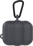 Waterdichte Hoesje geschikt voor Airpods 1 / Airpods 2 - Shock Proof Siliconen Waterproof Case Cover Hoes Zwart