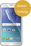 Screenprotector geschikt voor Samsung Galaxy J7 (2016) - Glas PET Folie Screenprotector Transparant 0.2mm 9H (Full Screen Protector)