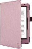 Hoes geschikt voor Kobo Aura Edition 2 - Book Case Premium Sleep Cover Leer Hoesje met Auto/Wake Functie - Zwart