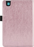 Hoes geschikt voor Kobo Libra H2O - Book Case Premium Sleep Cover Leer Hoesje met Auto/Wake Functie - Roze