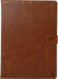 Apple iPad Pro 12.9 (2017 / 2015) Hoes Leer Book Case Smart Cover Licht Bruin - Hoesje van iCall