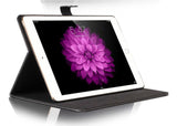 Apple iPad Pro 12.9 (2017 / 2015) Hoes Leer Book Case Smart Cover Zwart - Hoesje van iCall