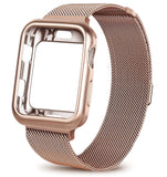 Apple Watch Series 5 - Milanees Bandje + Hoesje