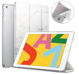 iPad 10.2 2019 Hoesje - Marmer Smart Book Case Siliconen Hoesje