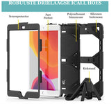 iPad 10.2 2019 Hoesje - Heavy Duty Armor Case met Screenprotector
