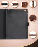 Apple iPad Pro 12.9 (2017 / 2015) Hoes Leer Book Case Smart Cover Zwart - Hoesje van iCall