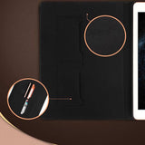 Apple iPad Pro 12.9 (2017 / 2015) Hoes Leer Book Case Smart Cover Zwart - Hoesje van iCall