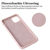 Apple iPhone 11 Hoesje - Liquid Case Roze