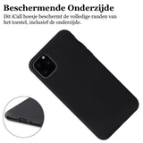 Apple iPhone 11 Hoesje - Liquid Case Zwart