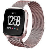FitBit Versa 2 - Milanees Bandje Zilver