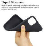 Apple iPhone 11 Hoesje - Liquid Case Zwart