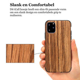 Apple iPhone 11 Pro Max Hoesje - Sandelhout Case