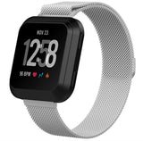 FitBit Versa 2 - Milanees Bandje Zilver