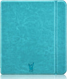 Hoes geschikt voor Kobo Forma - Book Case Premium Sleep Cover Leer Hoesje met Auto/Wake Functie - Blauw