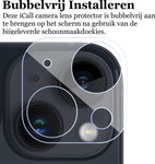 Camera Lens Screen Protector geschikt voor iPhone 15 - Gehard Glas Screenprotector GlassGuard