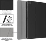 iPad Air 2 Hoes met Toetsenbord - 9.7 inch - iPad Air 2 Hoes Book Case Cover Hoesje met Toetsenbord Zwart