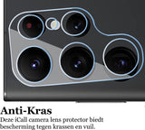 Camera Lens Screenprotector geschikt voor Samsung Galaxy S23 Ultra - Gehard Glas Screen Protector GlassGuard