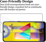Screenprotector geschikt voor Samsung M31 - Full Screen Protector Glas