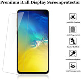 Screenprotector geschikt voor Samsung Galaxy S10e | Case Friendly | Tempered Glass van iCall