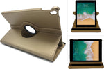 Hoes voor Apple iPad 2 / 3 / 4 Book Case 360 Graden Draaibaar - Goud Leer Cover Rotatie Hoesje voor iPad 2 / 3 / 4