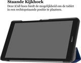 Huawei T3 7 inch Hoes - Smart Book Case Hoesje van iCall - Blauw