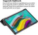 Samsung Galaxy Tab S5e Hoes - Smart Book Case Hoesje - iCall - Zwart