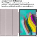 Samsung Galaxy Tab S5e Hoes - Smart Book Case Hoesje - iCall - Roségoud