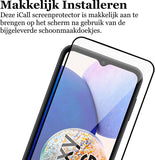 Screenprotector geschikt voor Samsung Galaxy A14 - Glas Screen Protector FullGuard