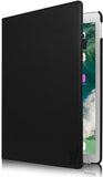 Samsung Galaxy Tab A 10.1 (2016) - Leer Zwart Draaibare 360 Graden Cover Hoes - Book Case met Multi-Stand Rotatie