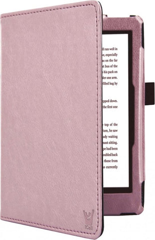 Hoesje geschikt voor Pocketbook Inkpad 4 - Book Case Premium Sleep Cover Leer Hoes met Auto/Wake Functie - Roségoud