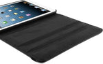 Samsung Galaxy Tab S2 9.7 - Leer Zwart Draaibare 360 Graden Cover Hoes - Book Case met Multi-Stand Rotatie
