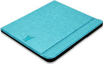 Hoes geschikt voor Kobo Libra H2O - Book Case Premium Sleep Cover Leer Hoesje met Auto/Wake Functie - Blauw
