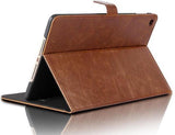iPad 2020 Hoes - iPad 2019 Hoes - 10.2 inch - Lederen Book Case Smart Cover Okerbruin