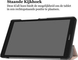 Huawei T3 7 inch Hoes - Smart Book Case Hoesje van iCall - Roségoud