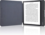 Hoes geschikt voor Kobo Libra H2O - Book Case Premium Sleep Cover Leer Hoesje met Auto/Wake Functie - Zwart