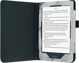 Hoes geschikt voor Kobo Nia - Book Case Premium Sleep Cover Leer Hoesje met Auto/Wake Functie - Marmer