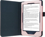 Hoesje geschikt voor Kobo Clara 2E - Book Case Premium Sleep Cover Leer Hoes met Auto/Wake Functie - Roségoud