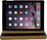 Hoes voor Apple iPad Mini 1 / 2 / 3 Book Case 360 Graden Draaibaar - Goud Leer Cover Rotatie Hoesje voor iPad Mini 1 / 2 / 3
