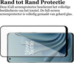 Screenprotector geschikt voor OnePlus 10 Pro - Gehard Glas Beschermglas Tempered Glass Volledig Dekkende Screen Protector