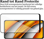 Screenprotector geschikt voor Xiaomi Poco F3 - Full Screen Protector Glas