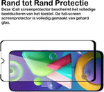 Screenprotector geschikt voor Samsung M21 - Full Screen Protector Glas