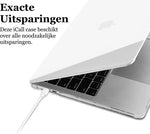 Case geschikt voor Macbook Pro 16 inch - Hard Cover Hoes Ultrathin Transparant - Hoesje geschikt voor Macbook Pro 16 inch M1 Pro / M1 Max / M2 Pro / M2 Max 2023 / 2022 / 2021