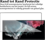 Screenprotector geschikt voor Samsung Galaxy S22 Ultra - Gehard Glas Beschermglas Tempered Glass Volledig Dekkende Screen Protector